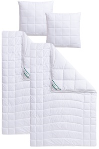 f.a.n. Schlafkomfort, f.a.n. Schlafkomfort Microfaserbettdecke + Kopfkissen »Warmmax«, (Spar-Set), kuscheliges Schlafgefühl, kochfeste Qualität, fan Microfaserbettdecke + Kopfkissen »Warmmax«, (Spar-Set), kuscheliges Schlafgefühl, kochfeste Qualität
