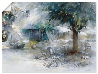 Artland, Artland Wandbild »Ein Ort, um zu sein«, Artland Wandbild »Ein Ort, um zu sein«, Restaurant & Cafés, (1 St.), als Leinwandbild, Wandaufkleber oder Poster in versch. Grössen