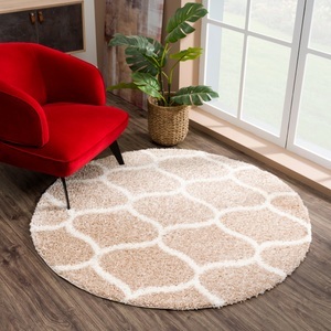 Sanat, Sanat Hochflor-Teppich »Madrid«, rund, 30 mm Höhe, Wohnzimmer, Langflor, Shaggy Teppich, Sanat Hochflor-Teppich »Madrid«, rund, 30 mm Höhe, Wohnzimmer, Langflor, Shaggy Teppich