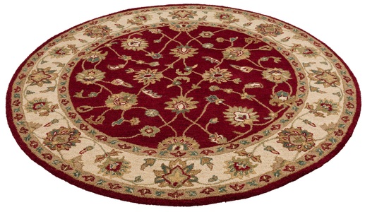DELAVITA, Wollteppich, »Sahil«, DELAVITA, rund, Höhe 14 mm, handgetuftet, 