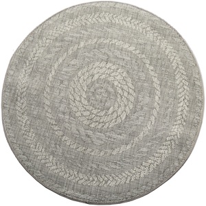 PACO HOME, Paco Home Teppich »Malmedy 490«, rund, 4 mm Höhe, Flachgewebe, melierte Sisal-Optik, In- und Outdoor geeignet, Wohnzimmer, Paco Home Teppich »Malmedy 490«, rund, 4 mm Höhe, Flachgewebe, melierte Sisal-Optik, In- und Outdoor geeignet