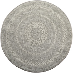PACO HOME, Paco Home Teppich »Malmedy 490«, rund, 4 mm Höhe, Flachgewebe, melierte Sisal-Optik, In- und Outdoor geeignet, Wohnzimmer, Paco Home Teppich »Malmedy 490«, rund, 4 mm Höhe, Flachgewebe, melierte Sisal-Optik, In- und Outdoor geeignet