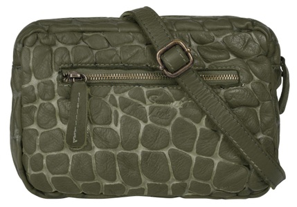 SAMANTHA LOOK, Samantha Look Umhängetasche, (1 tlg.), echt Leder, Made in Italy, Samantha Look Umhängetasche, echt Leder, Made in Italy