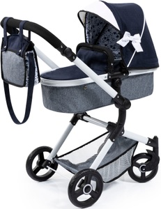 Bayer, Bayer Kombi-Puppenwagen »Puppenwagen Vario«, inkl. Wickeltasche, Bayer Kombi-Puppenwagen »Puppenwagen Vario«, inkl. Wickeltasche