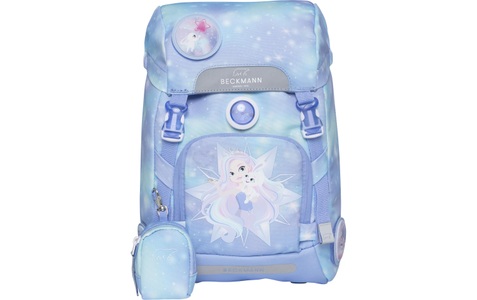 Beckmann, Beckmann Schulrucksack »Classic Star«, BECKMANN Schulrucksack Classic mit Wendetasche, Star Princess mit LED