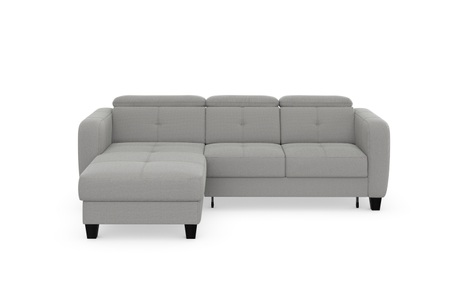sit&more Ecksofa »Bellucci«, inklusive Kopfteilverstellung und Federkern, wahlweise mit Bettfunktion und Bettkasten