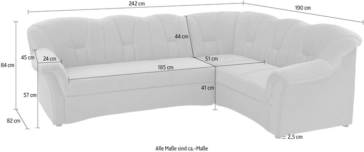 DOMO collection Ecksofa