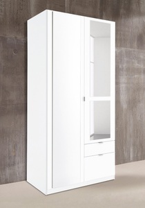 priess, priess Kleiderschrank, mit gerundeten Elementen auf den Aussentüren, priess Kleiderschrank, mit gerundeten Elementen auf den Aussentüren