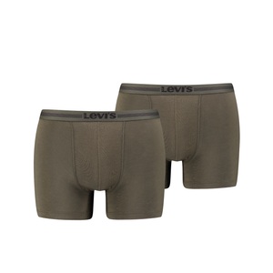 Levi's® Boxershorts »LEVIS MEN TENCEL BOXER BRIEF 2P«, (Packung, 2 St., 2er Pack), mit breitem Logobund