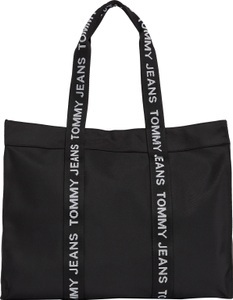 TOMMY JEANS, Shopping-bag Damen Schwarz ONE SIZE, 