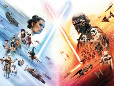Komar, KOMAR Wanddekoration »Star Wars Movie Poster«, ohne Rahmen, Komar Bild »Star Wars Movie Poster«, Star Wars, (1 St.), Wandbild zur Dekoration im Kinderzimmer - ohne Rahmen