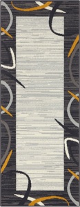 DELAVITA, DELAVITA Läufer »Edmund«, rechteckig, 8 mm Höhe, Kurzflor Läufer, Retro-Look, Gekettelt, Bordüren Design, Wohnzimmer, Schlafzimmer, Arbeitszimmer, Robust, Pflegeleicht, Home affaire Läufer »Edmund«, rechteckig, 8 mm Höhe, Kurzflor, Retro-Look, Gekettelt, Bordüren-Design, Robust, Pflegeleicht