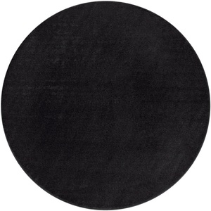 Paco Home Teppich »Porto 890«, rund, 9 mm Höhe, Kurzflor, Uni-Farben, ideal im Wohnzimmer & Schlafzimmer