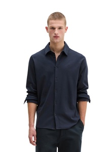 Marc OPolo Langarm-Poloshirt regular fit aus weichem Bio-Baumwoll-Jersey