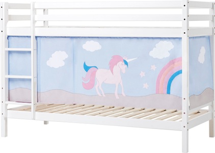 Hoppekids, Hoppekids Etagenbett, Liegefläche 90x200 cm, mit Textilset und wahlweise mit Matratze, 