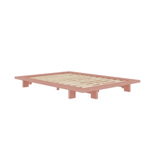 Karup Design, Karup Design Bettgestell »JAPAN BED, Futonbett, Bodenbett, Holzrahmen, Jugendbett, Holzbett«, Massivholzbett mit Lattenrost, Kiefer massiv, Doppelbett ohne Kopfteil, Karup Design Bettgestell »JAPAN BED, FSC®-zertifiziertem Massivholz Futonbett, excl. Matraze« Mit Lattenrost, Minimalistisches Japandi Design, bodennah & zeitlos in vielen Grössen