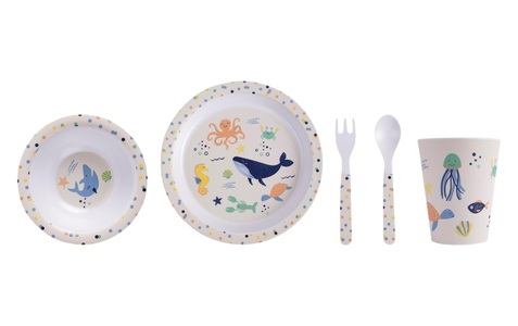 Ladelle Kindergeschirr-Set »Ocean 5-teilig«