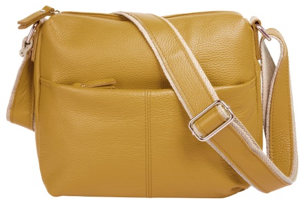 SAMANTHA LOOK, Samantha Look Umhängetasche, Samantha Look Umhängetasche, echt Leder, Made in Italy
