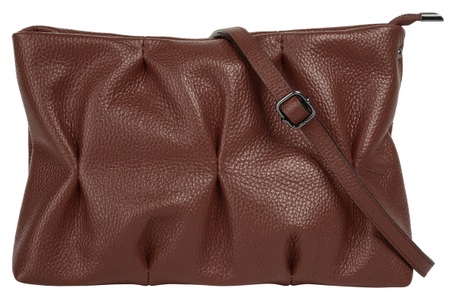 CLUTY, Cluty Umhängetasche, (1 tlg.), Cluty Umhängetasche, echt Leder, Made in Italy