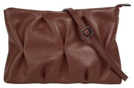 CLUTY, Cluty Umhängetasche, (1 tlg.), Cluty Umhängetasche, echt Leder, Made in Italy