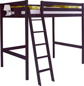 TICAA, Ticaa Hochbett »Matthias«, Ticaa Hochbett, mit Rollrost in 2 Breiten, Kiefer