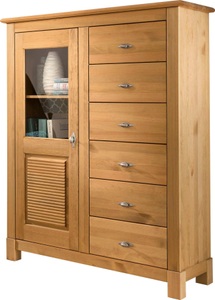 HOME AFFAIRE, Home affaire Highboard »Rauna«, Breite 103 cm, Home affaire Highboard »Rauna«, Vitrine, Breite 103 cm