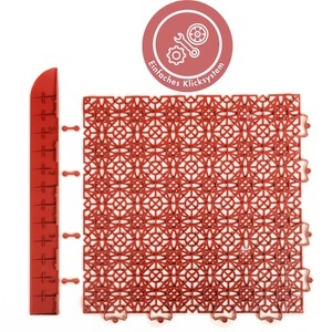 andiamo, Andiamo Klickfliesen-Kantenleiste »Terra Sol«, (Set, 2 St.), terracotta, Andiamo Klickfliesen-Kantenleiste »Terra Sol«, idealer Fliesen-Abschluss