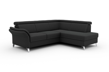 SIT&MORE, sit&more Ecksofa, sit&more Ecksofa »Vincenzo L-Form«, inklusive Kopfteilverstellung, wahlweise mit Bettfunktion, Bettkasten