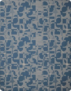 biederlack, Wohndecke 'Geo' biederlack Blau, ELLE DECORATION Wohndecke »Geo«, mit grafischem Design, Kuscheldecke