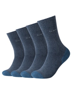 Camano, Camano Arbeitssocken, (Packung, 4 Paar), Ohne Einschneiden und ohne Gummidruck, Camano Arbeitssocken, (4er Pack), mit leichter Polsterung