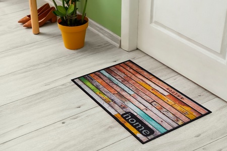 andiamo, Andiamo Fussmatte »Fu Modern«, rechteckig, Schmutzfangmatte, verschiedene Motive, In- und Outdoor geeignet, Andiamo Fussmatte »Modern«, rechteckig, 6,5 mm Höhe, Schmutzfangmatte, bedruckt, diverse Motive, In- und Outdoor geeignet
