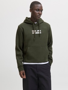 Jack & Jones Kapuzensweatshirt »JJECORP GRAPHIC SWEAT HOOD NOOS«, mit Logo Print