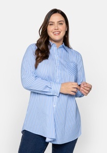 Sheego Longbluse, mit gerundetem Saum