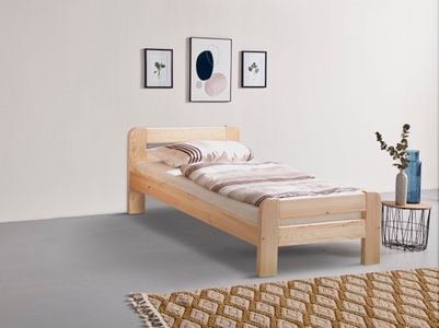 TICAA, Ticaa Bett »Bert« in diversen Breiten, Kiefer, Ticaa Massivholzbett »