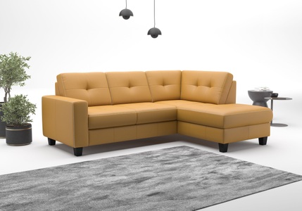 PLACES OF STYLE Ecksofa »Varese« wahlweise mit Bettfunktion und Bettkasten