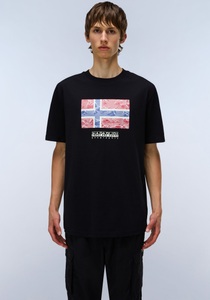 Napapijri T-Shirt »DRAPEAU«, mit Print, Rundhals, Jersey