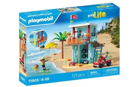 Playmobil® Spielwelt »Rettungsturm mit Beach buggy 71903«