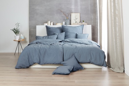 Primera Bettwäsche »Stone-Washed in Gr. 135x200, 155x220 oder 200x200 cm«, 100% Baumwolle, Bettwäsche in feinem Knitterlook, weicher Griff