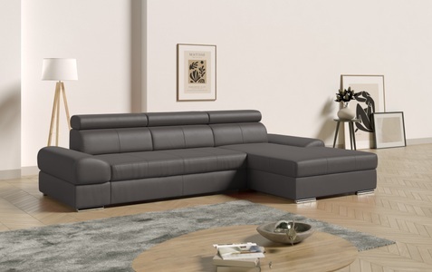 SIT&MORE, sit&more Ecksofa, sit&more Ecksofa Broadway, mit verstellbaren Kopfteilen, wahlweise mit Bettfunktion