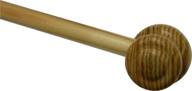 Gardinia, GARDINIA Gardinenstange »Vitragestange Holz«, 1 läufig-läufig, kürzbar, Serie Montana, GARDINIA Gardinenstange »Vitragestange Holz«, 1 läufig-läufig, kürzbar, Serie Vitragestange Montana Ø 11 mm