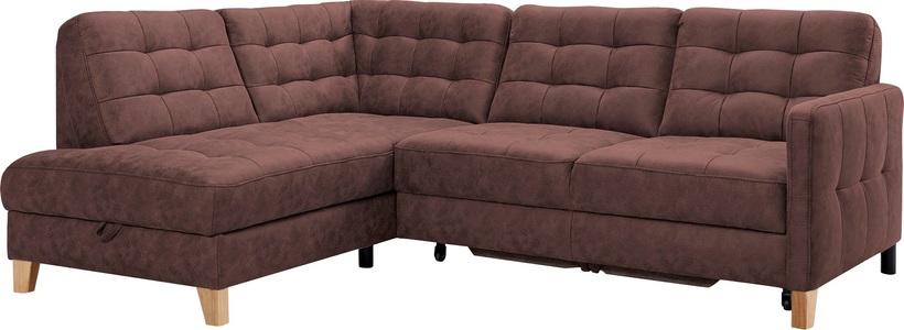 exxpo - sofa fashion, exxpo - sofa fashion Ecksofa »Elio«, wahlweise mit Bettfunktion und Bettkasten, in vielen Bezugsqualitäten, exxpo - sofa fashion Ecksofa »Elio, kompakt & bequem, zeitloses Design, Breite 228cm, L-Form« wahlweise mit Bettfunktion und Bettkasten