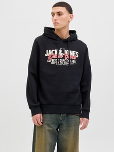 Jack & Jones Kapuzensweatshirt »JJELOGO SWEAT HOOD 2 COL 25/26 NOOS« mit stylischem Print
