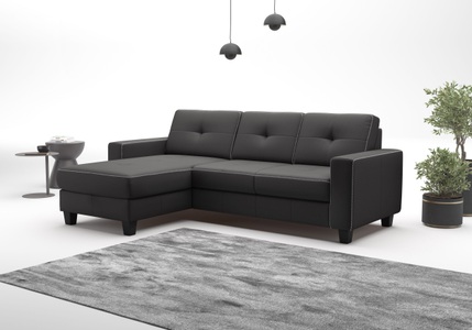 PLACES OF STYLE Ecksofa »Varese« wahlweise mit Bettfunktion und Bettkasten