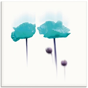 Artland Glasbild »Blüte abstrakt«