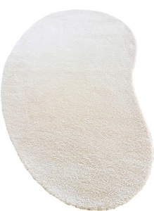 LeGer Home by Lena Gercke, LeGer Home by Lena Gercke Hochflor-Teppich »Halrum«, rechteckig, 25 mm Höhe, mit besonderer Form, einfarbig, ideale Teppiche für Wohnzimmer, Schlafzimmer, Ankleidezimmer, LeGer Home by Lena Gercke Hochflor-Teppich »Halrum, einfarbig,«, organische Form