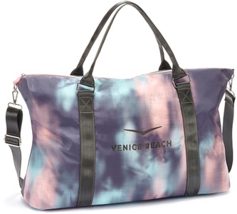 Venice Beach, Venice Beach Sporttasche, mit Batik-Druck, Venice Beach Sporttasche, grosse Umhängetasche mit Batikdruck