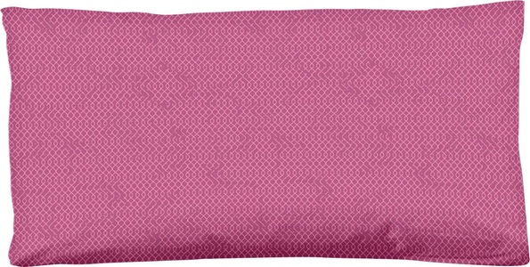 hip, hip Kissenbezug »Axelle«, (1 St., 1 40x80 cm Kissenhülle), aus 100% Baumwoll-Satin, hip Kissenbezug »Axelle«, (1 St., 1 40x80 cm Kissenhülle), Baumwolle, Mako-Satin, 40x80, 1 Stück, Reissverschluss, Axelle, Lila