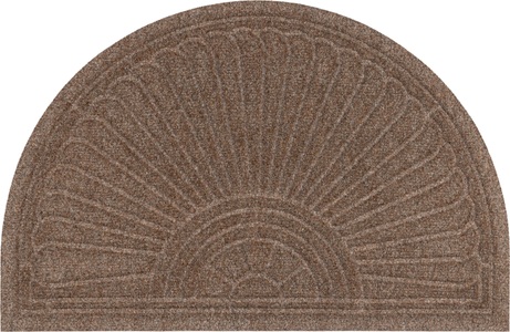 wash+dry by Kleen-Tex Fussmatte »DUNE Halfmoon taupe«, rechteckig, 8 mm Höhe, Schmutzfangmatte, rutschhemmend, In- und Outdoor geeignet, waschbar