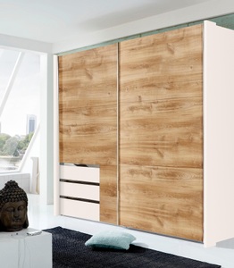 fresh to go, Fresh To Go Schwebetürenschrank »Level«, mit Schubkästen, Wimex Schwebetürenschrank »Level by fresh to go«