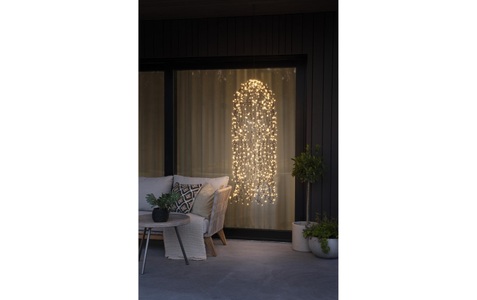 Konstsmide, Konstsmide LED-Lichtervorhang Qualle, 900 LED, 1.45 m, Outdoor, KONSTSMIDE LED-Lichtervorhang »LED-Lichtervorhang Quall«